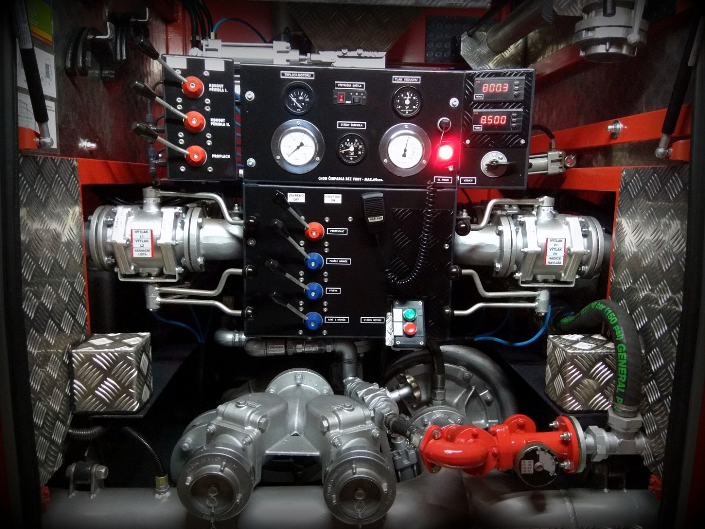 Opravy čerpadel, kohoutů, elektroinstalace a pneuovládání